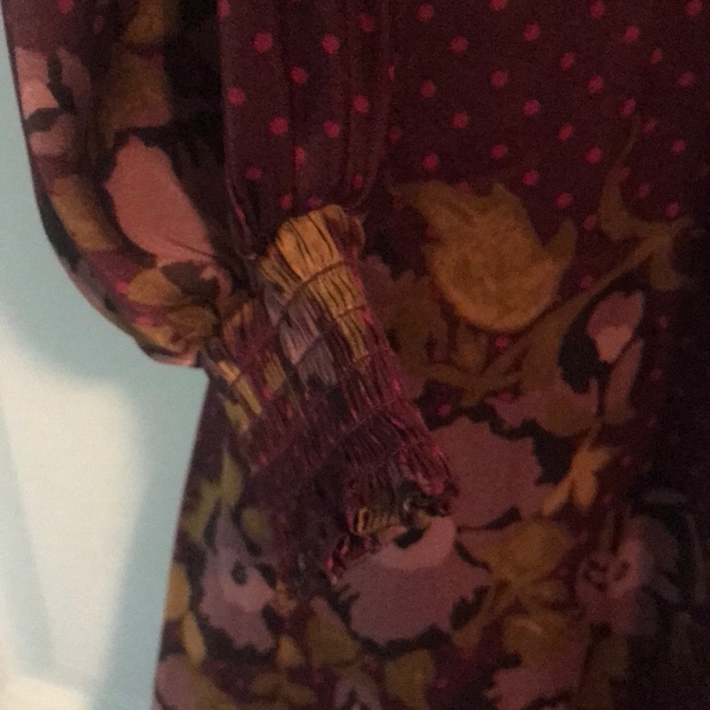 Free people dress, floral picnic cutout - Picture 5 of 10